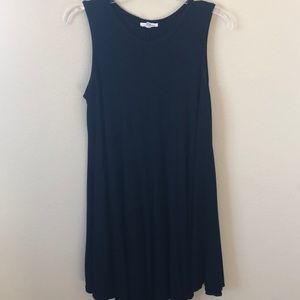 UO Silence + Noise A-line Black Circle Hem Dress - Size Small